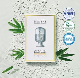 [INSAN BAMB00 SALT] SEASEAL BAMBOO SALT(SEA SALT) REPAIR MASK 5 pieces-Whitening, Anti Wrinkle-Made in Korea